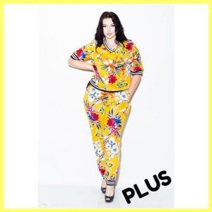 plus size women jogger sets